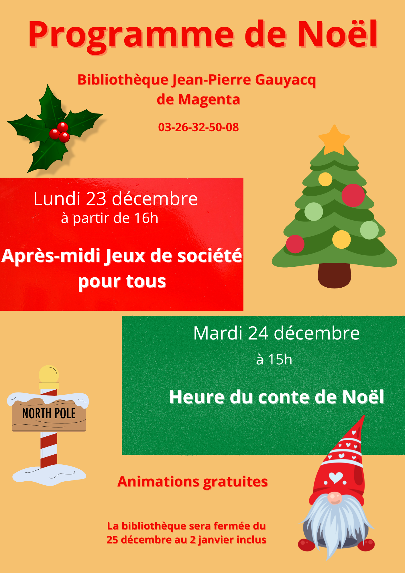 Programme de Noel